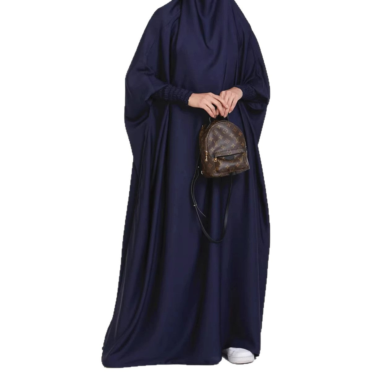 Women's Robe Solid Color Loose Malay Dress