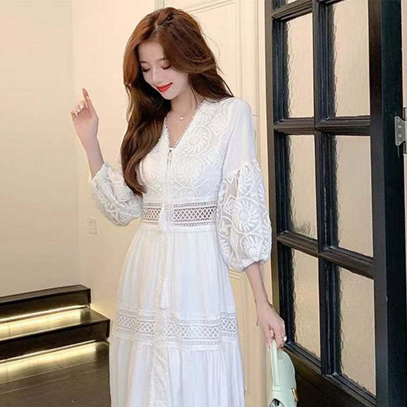 Wear Elegant French Style White Fairy Summer Skirts