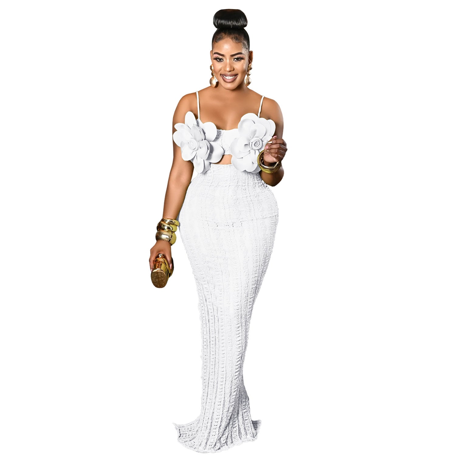 Women's Fashion Wear Sexy Lace Corsage Backless Dress