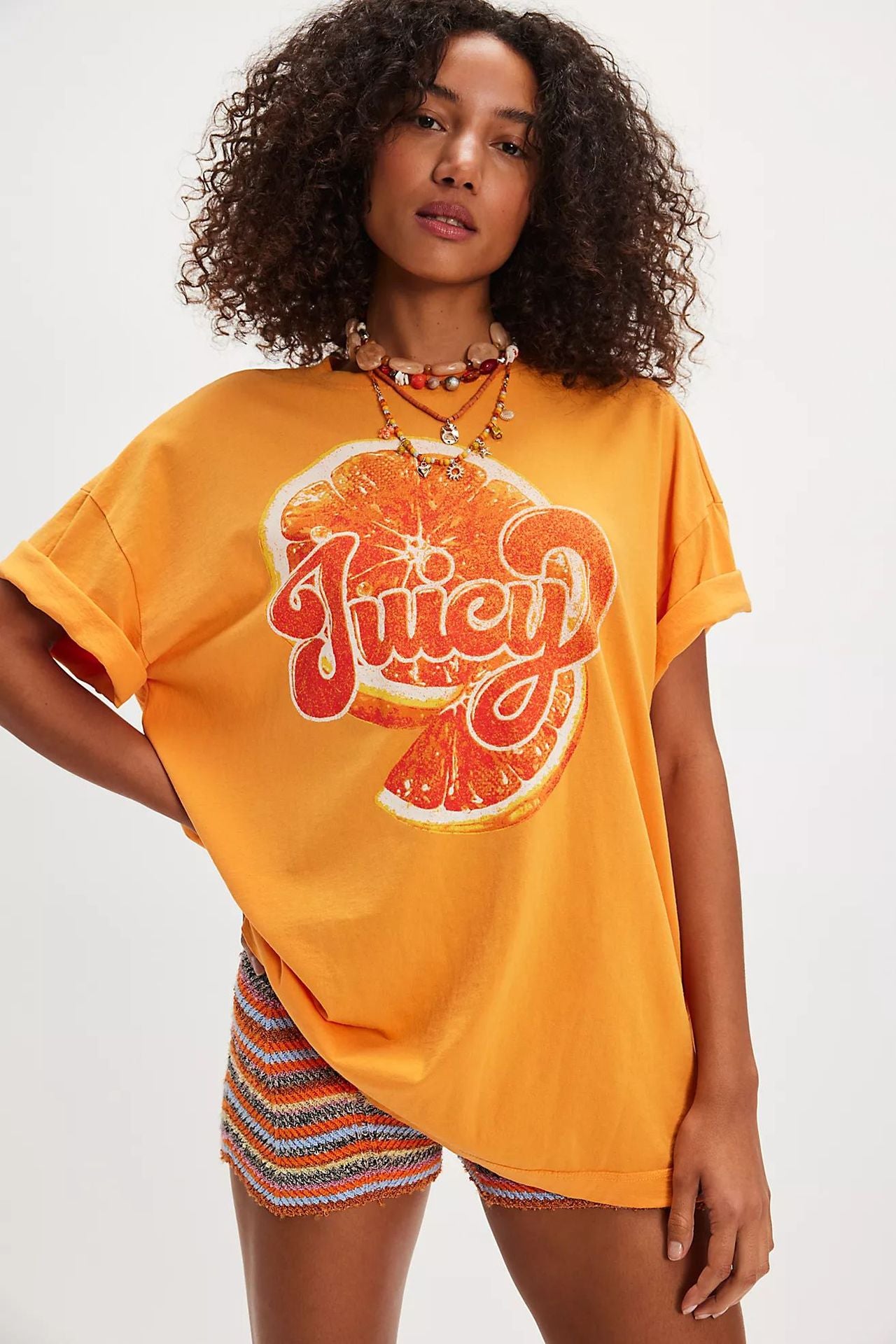 Women's Summer Printed Casual Round Neck Women's T-shirt