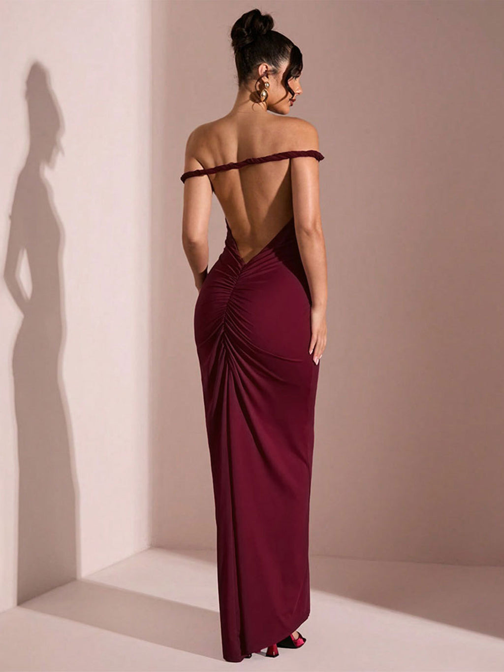 Women's Summer Backless Banquet Temperament Long Dress