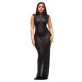 Women's Fashion Wear Rhinestone Sexy Siamese Slimming Dress