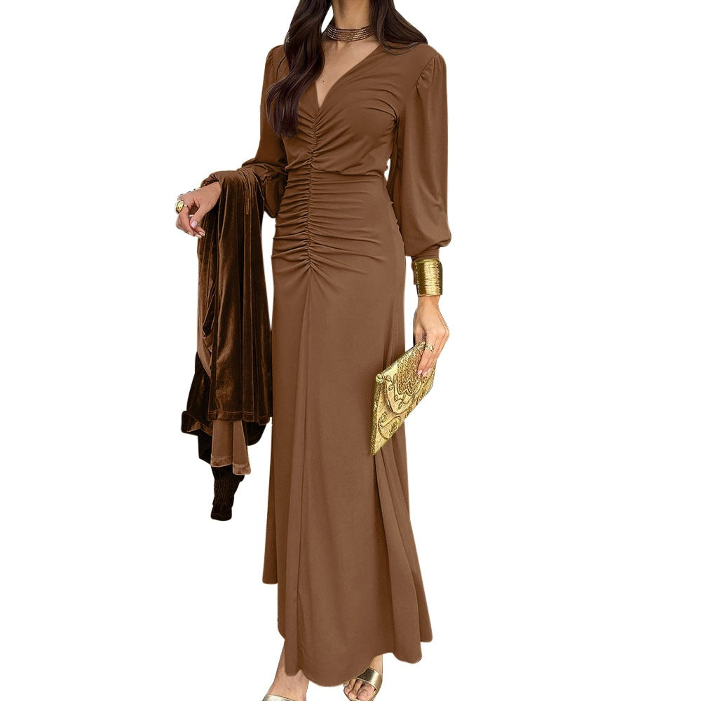 Women's Light Elegant French Long For Dress