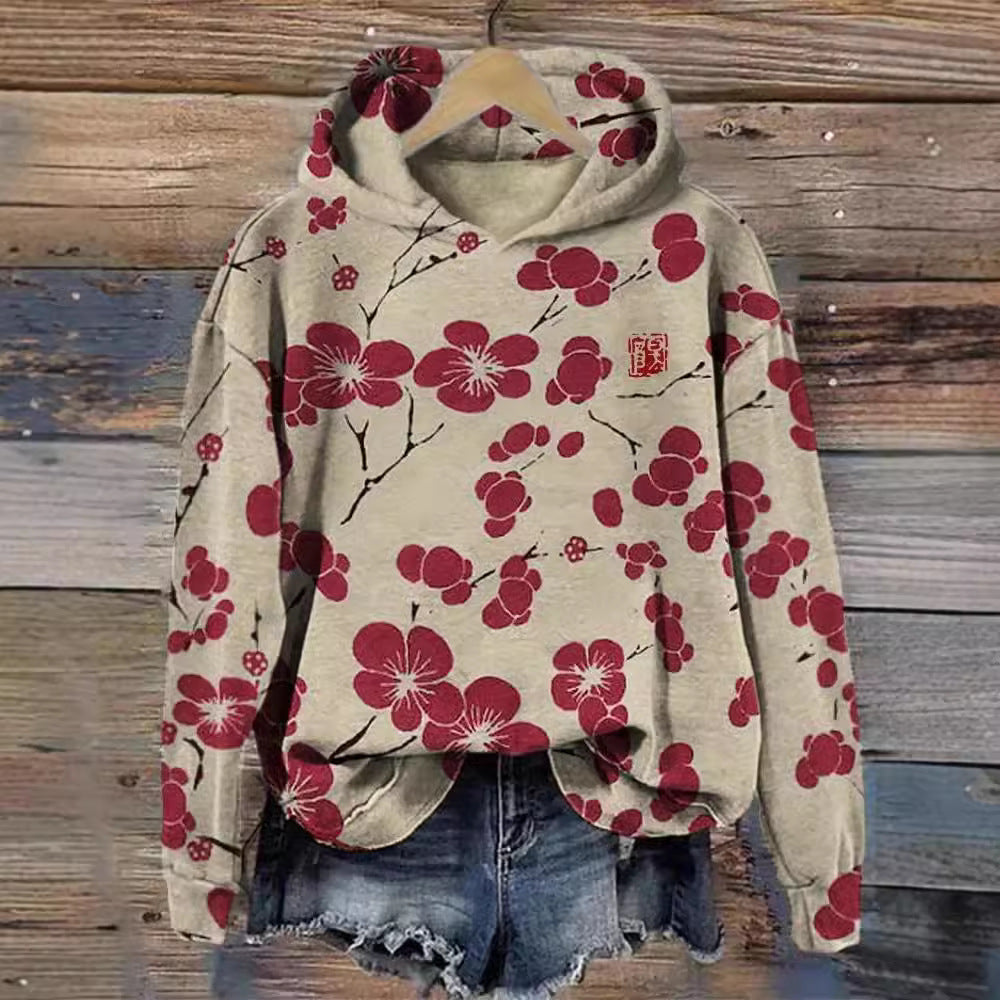 Fashion Digital Printing Hoodie With No Blouse