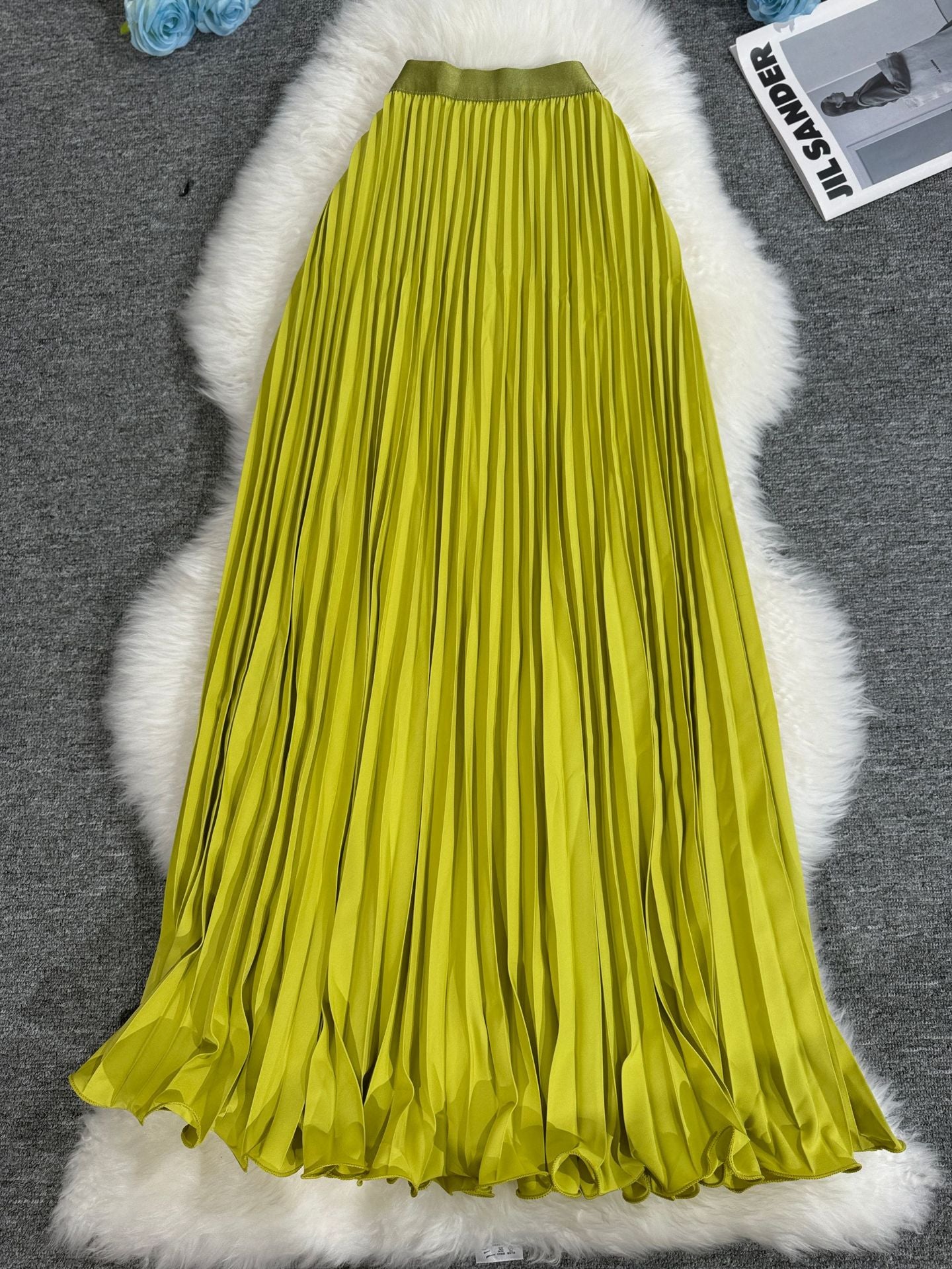 Women's Commute High Waist Slimming A- Line Midi Skirts