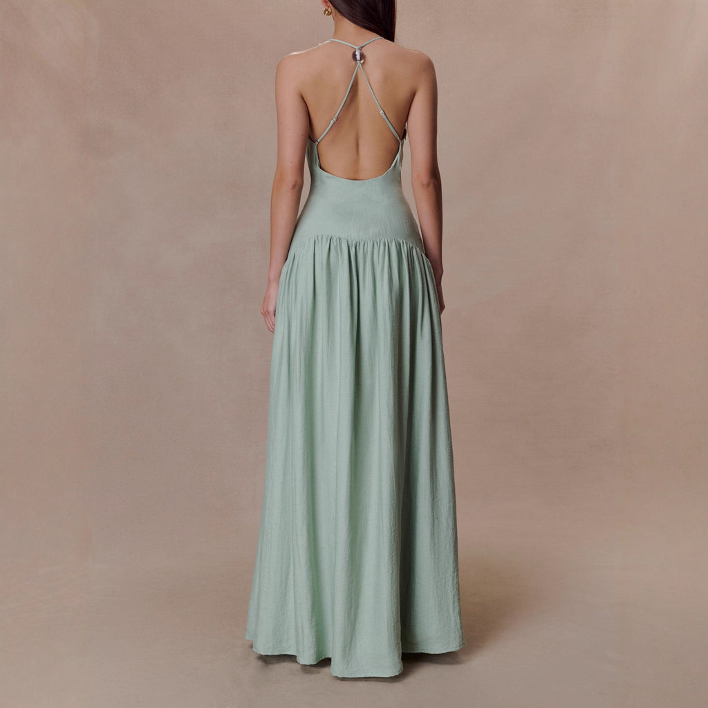 Glamorous Women's Summer Camisole Sexy Pleated Dress