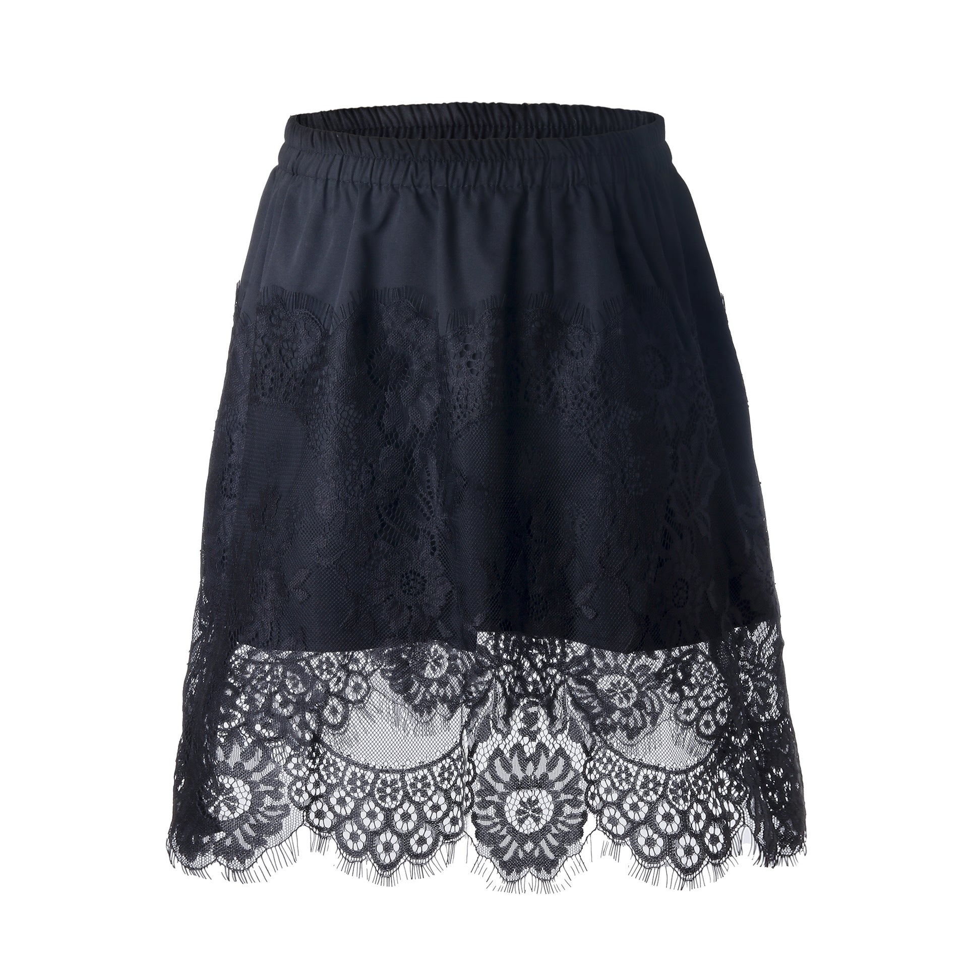 Curtain Inner Bandage Dress Base Lace Skirts