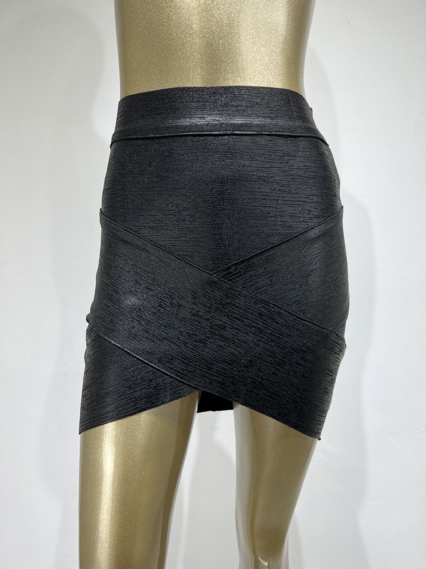 Women's Bronzing Bandage Fashionable Elegant Sheath Skirts