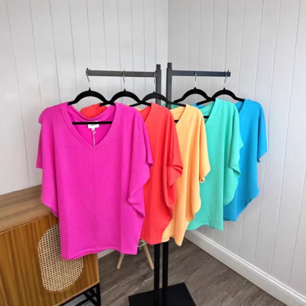 Women's Summer Thread T-shirt Casual Small Loose Blouse