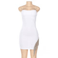 Women's Sexy Backless Pendant Hem Sling Sheath Dress