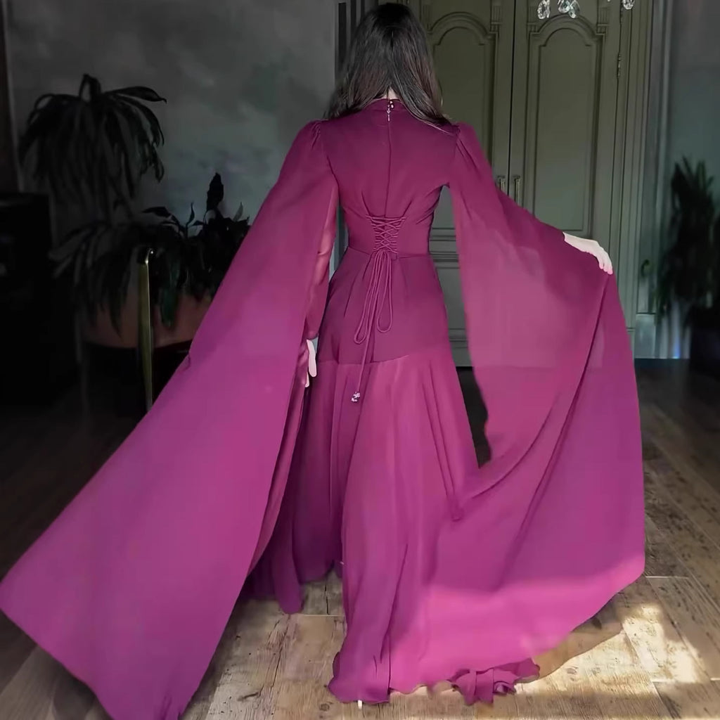 Women's Long Sleeve Beautiful Fashion Gorgeous Autumn Dress