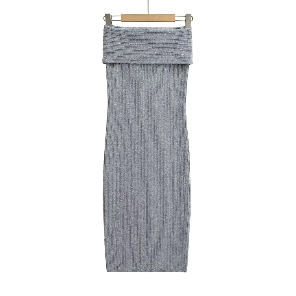 Solid Color Flanging Low Waist Slimming Temperament Skirt