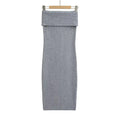Solid Color Flanging Low Waist Slimming Temperament Skirt