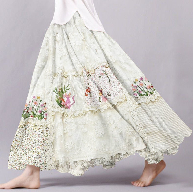 Stylish Graceful Innovative Women's Summer Printed Skirt