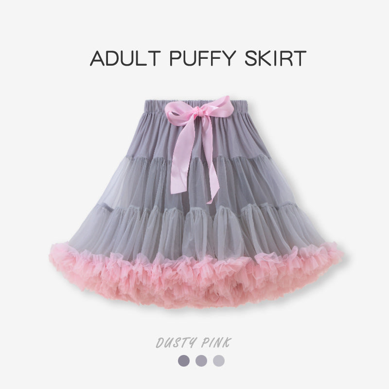 Mesh Adult Tulle Pettiskirt Spring Fashion Skirt