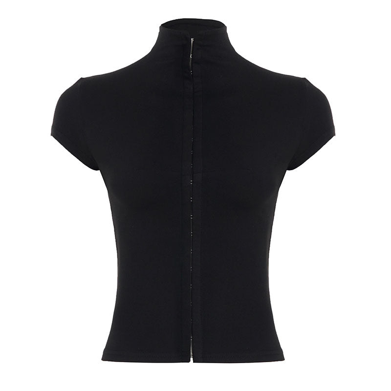 Women's Street Cool Handsome Mechanical Style Short-sleeved Women's T-shirt