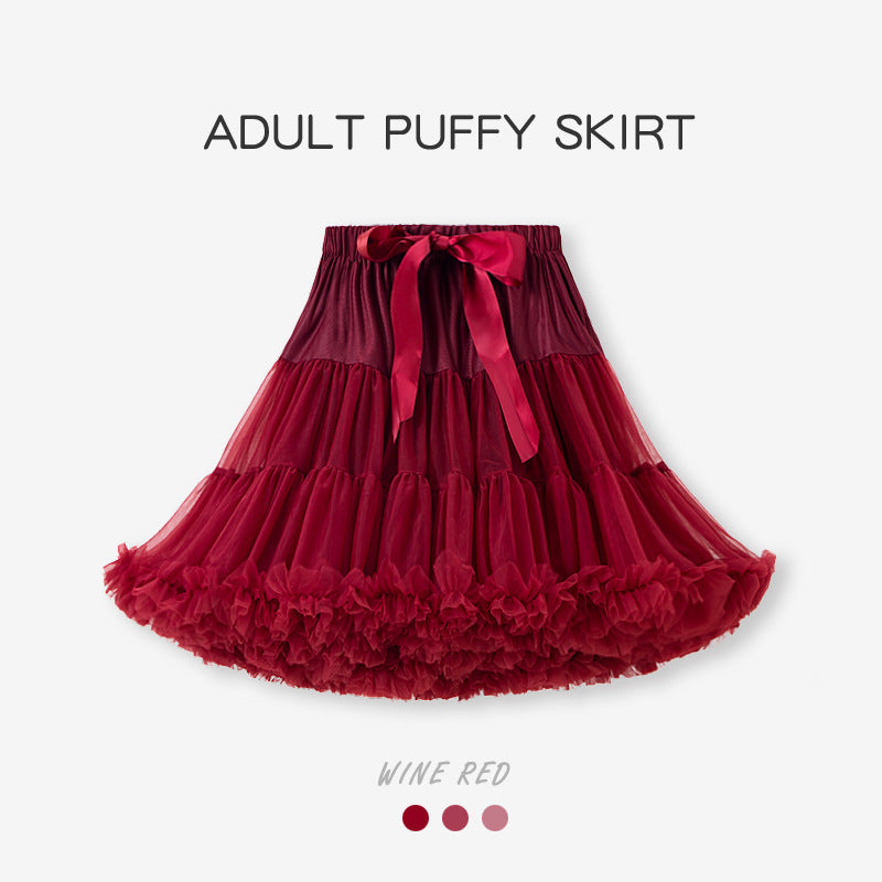 Mesh Adult Tulle Pettiskirt Spring Fashion Skirt