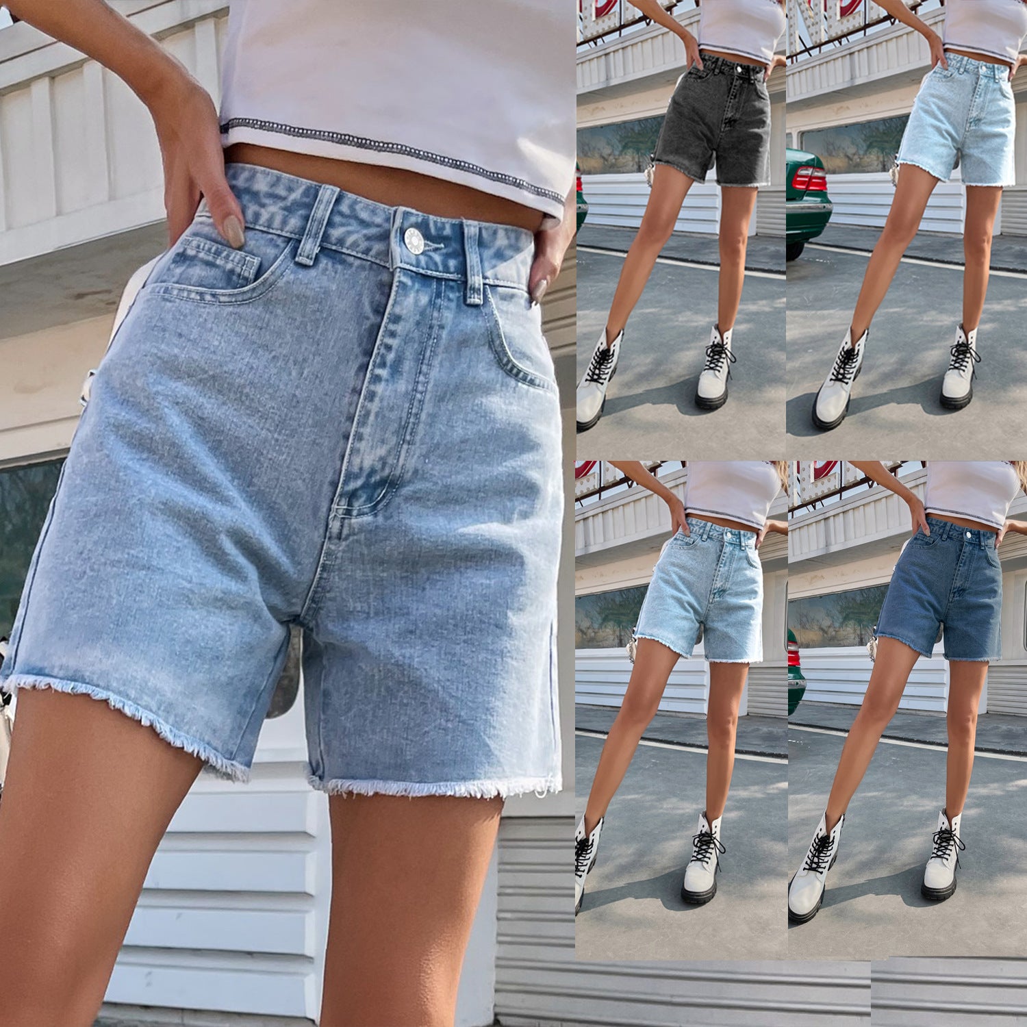 Women's Trendy Loose Casual High Waist Slimming Women's Jeans