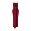 Women's Elegant Pleated Three-dimensional Design High-grade Backless Dress
