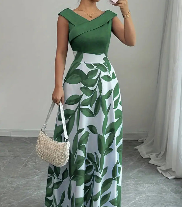 Women's Floral Print Collar Exotic Vacation Style Clothing