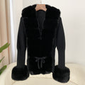 Fashion Beautiful Women's Fur Imitation Fox Coats
