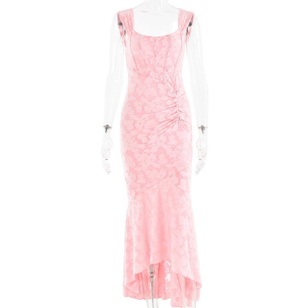 Women's Tube Fashion Sexy Hot Elegant Backless Fishtail Dress