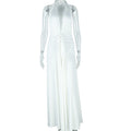 Women's Sexy Sleeveless Halter Backless Split Elegant Dress