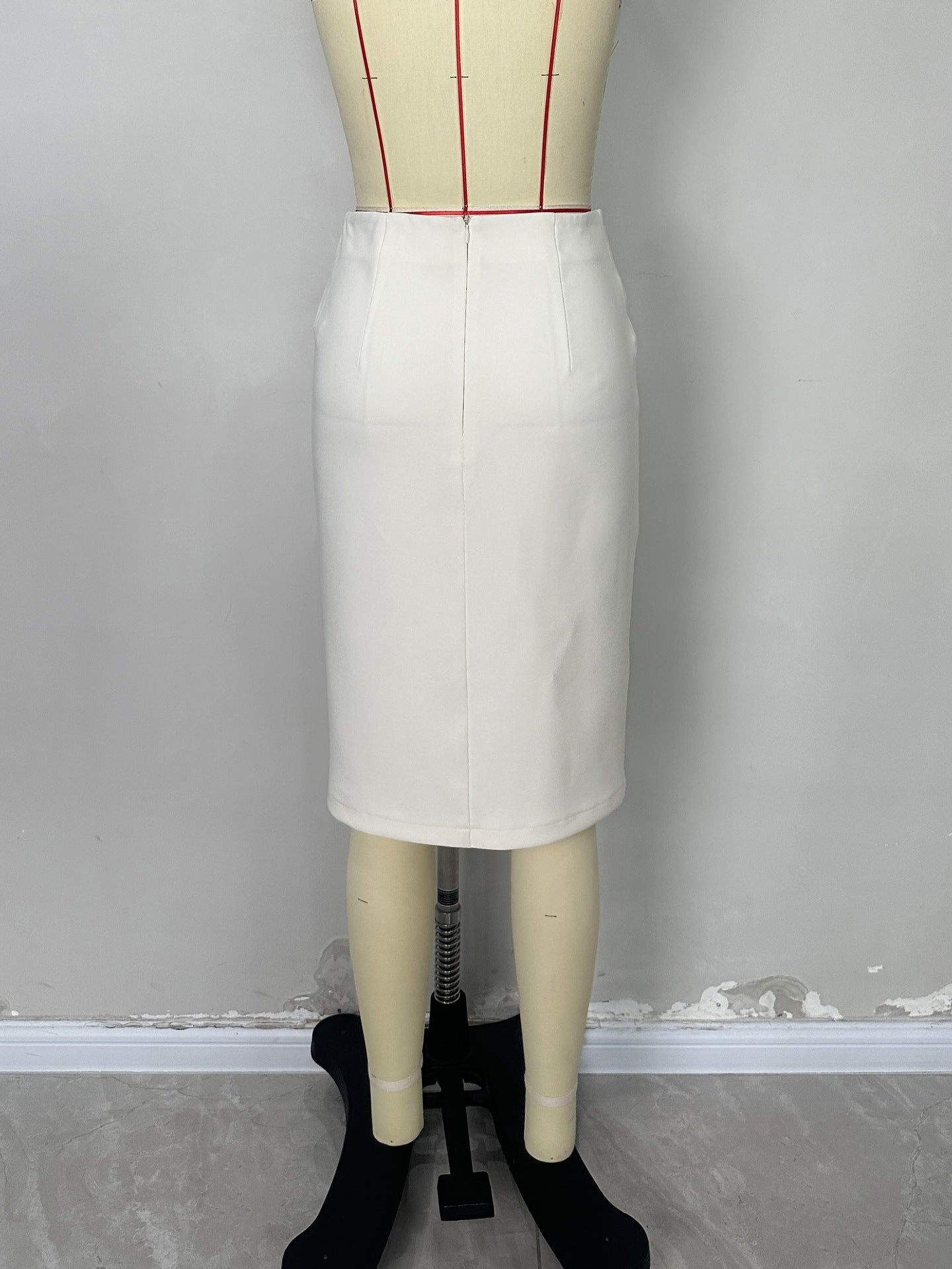 Women's Elegant Fashion Summer Split Button Versatile Skirt
