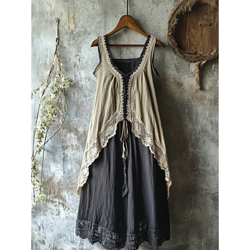 Simple Commute Artistic Dress Versatile Mori Fresh Doll Women's T-shirt