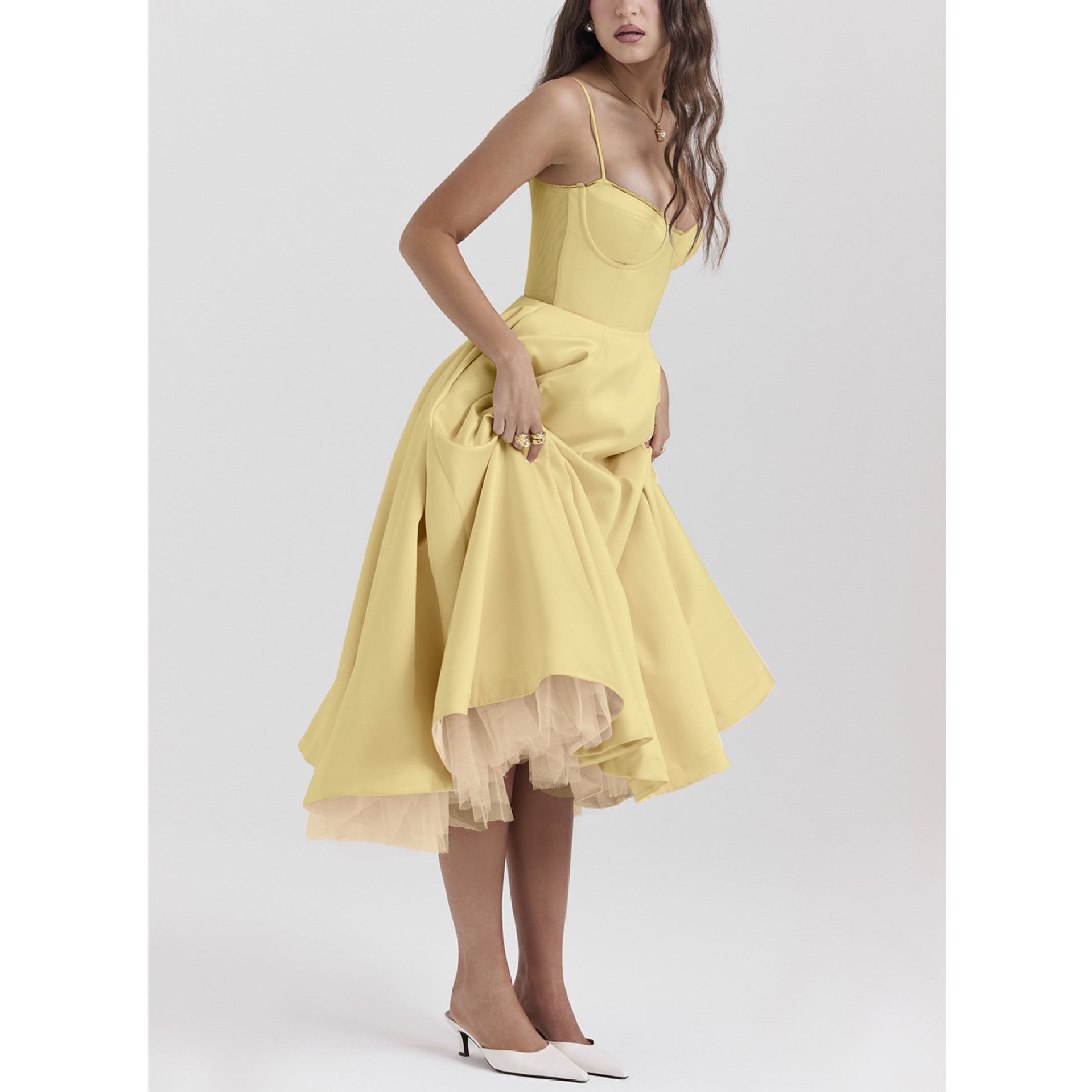 Women's Sexy Brace Sleeveless Pettiskirt Maxi Clothing