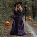 Autumn Digital Printing American Fashion Casual Halloween Dress