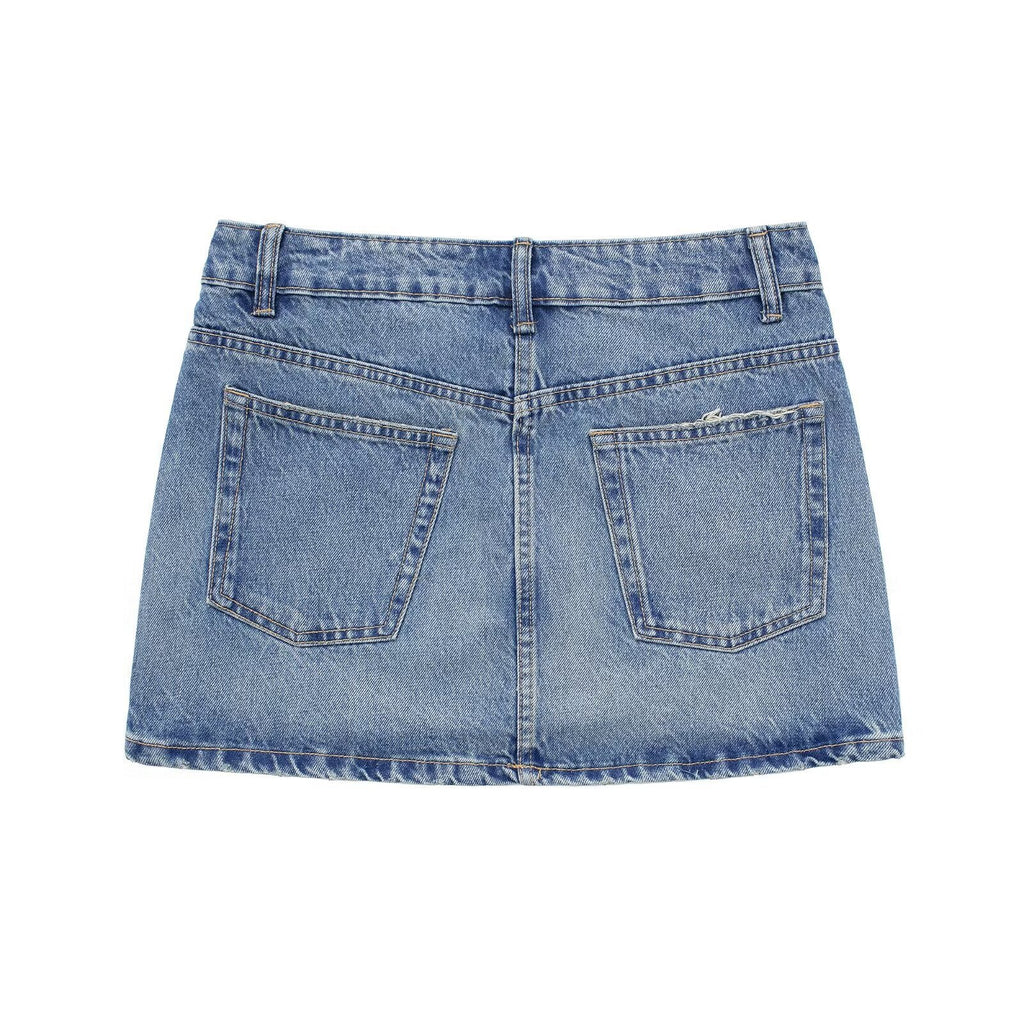 Trendy New Unique Women's Half-length Denim Skirts