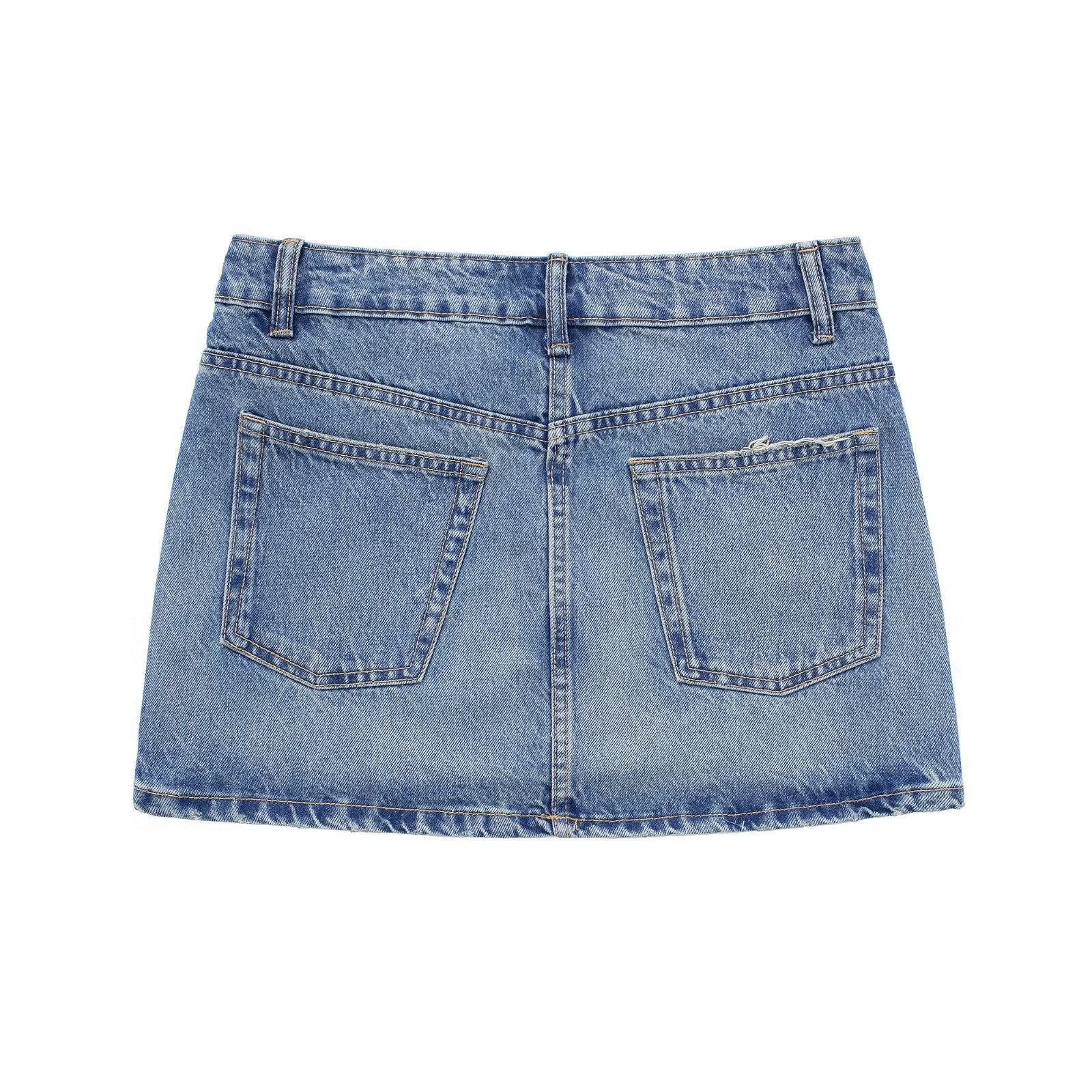 Trendy New Unique Women's Half-length Denim Skirts