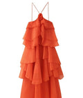 Women's Early Spring Laminated Decoration Elegant Dress