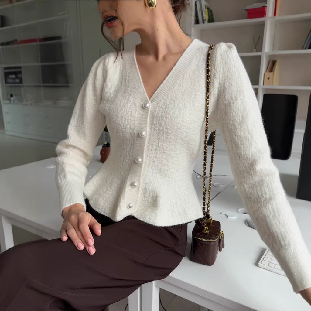 Women's Classic Style Knitted Elegant Fishtail Slim Slimming Soft Women's Sweater