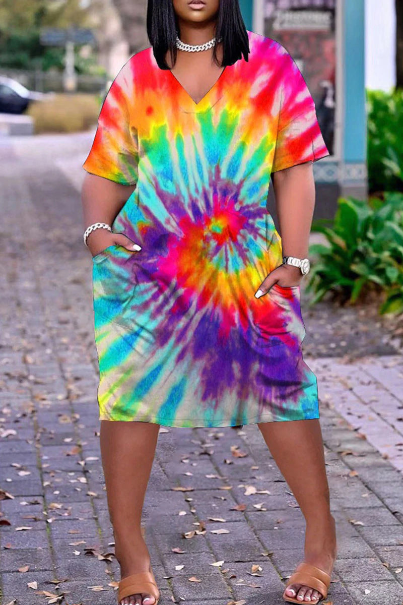 Women's Printed Outdoor Fashion Casual Loose Half Clothing