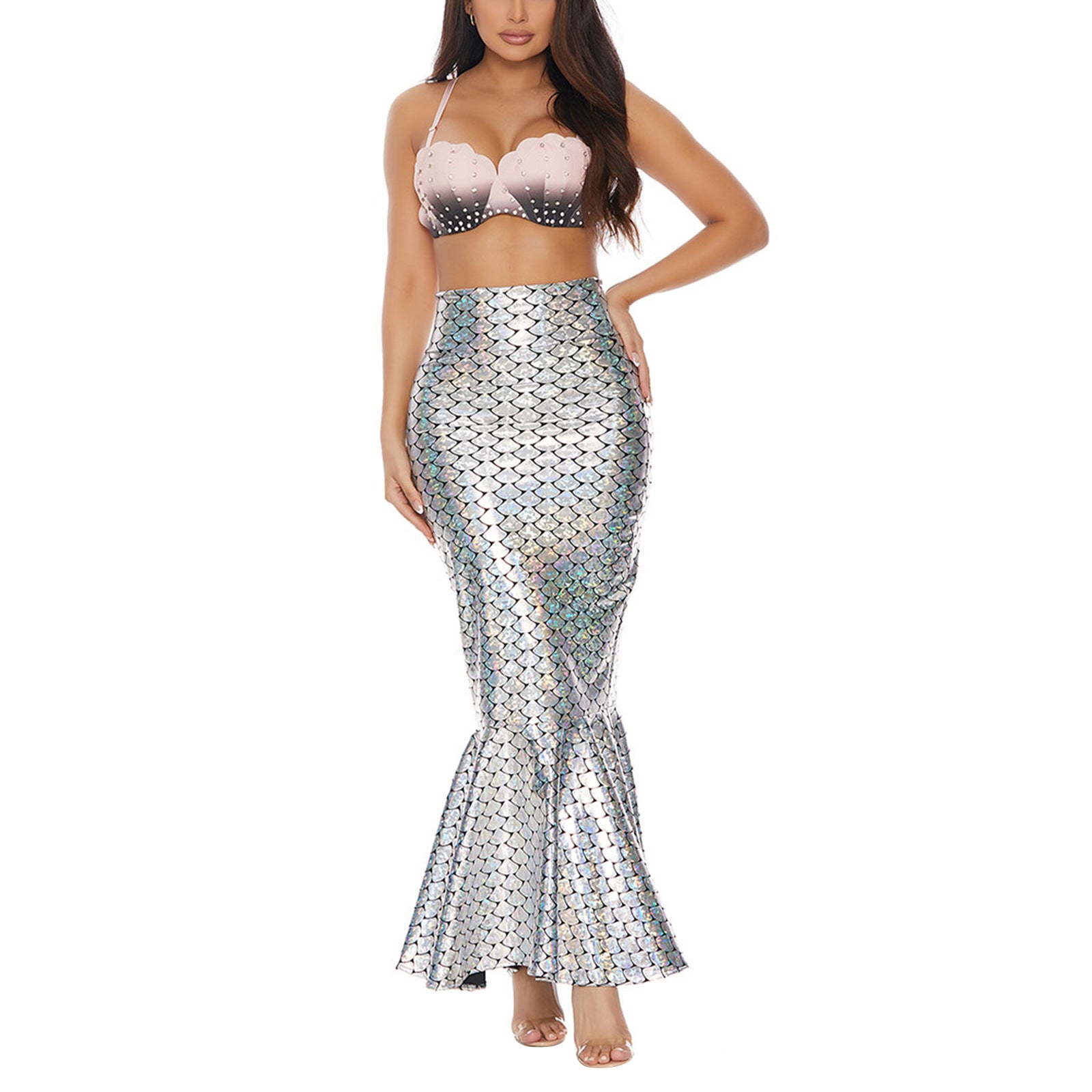 Mermaid High Waist Sexy Skinny Long Skirt
