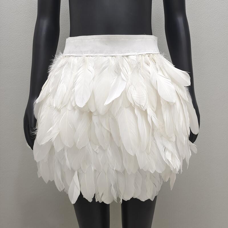 Classic Women's Feather Color Masquerade Fashion Skirts