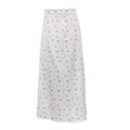 Women's Fashion Wear Satin Draping Printed Temperament Skirts
