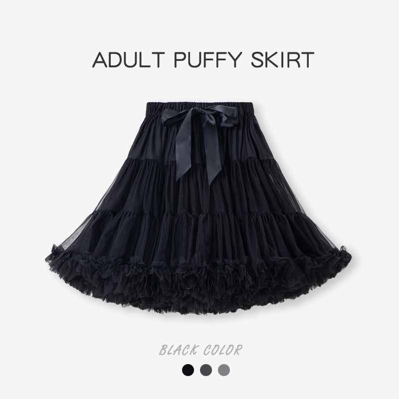Mesh Adult Tulle Pettiskirt Spring Fashion Skirt