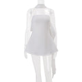 Women's Autumn Fashion French Sexy Pure Desire Wind Ribbon Dress