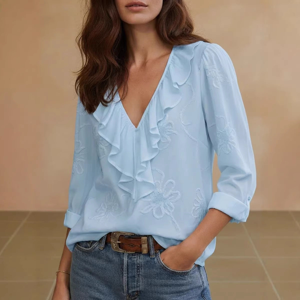 Classic Unique Women's Lace Independent Shirt Women's T-shirt