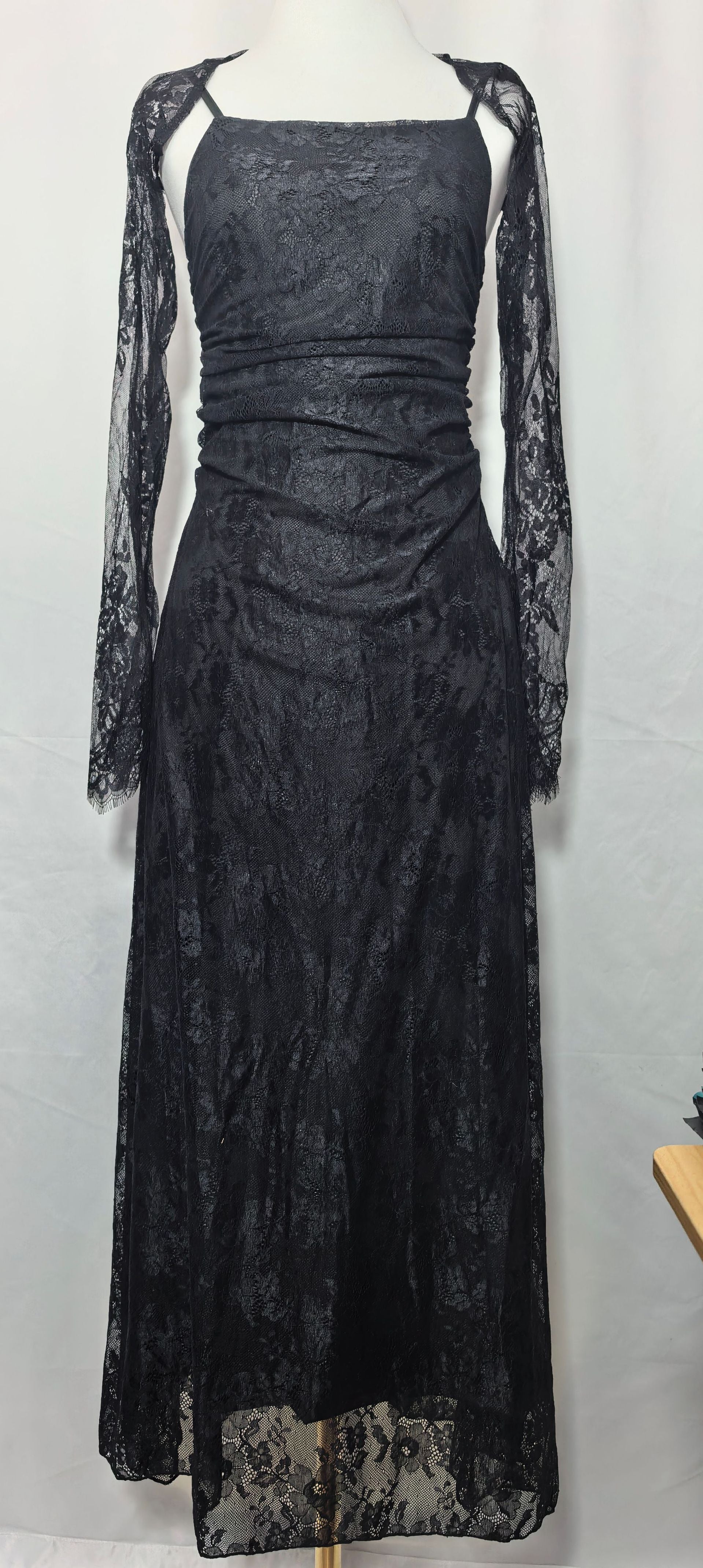 Women's Autumn Lace Long-sleeved Waistcoat Strap For Dress