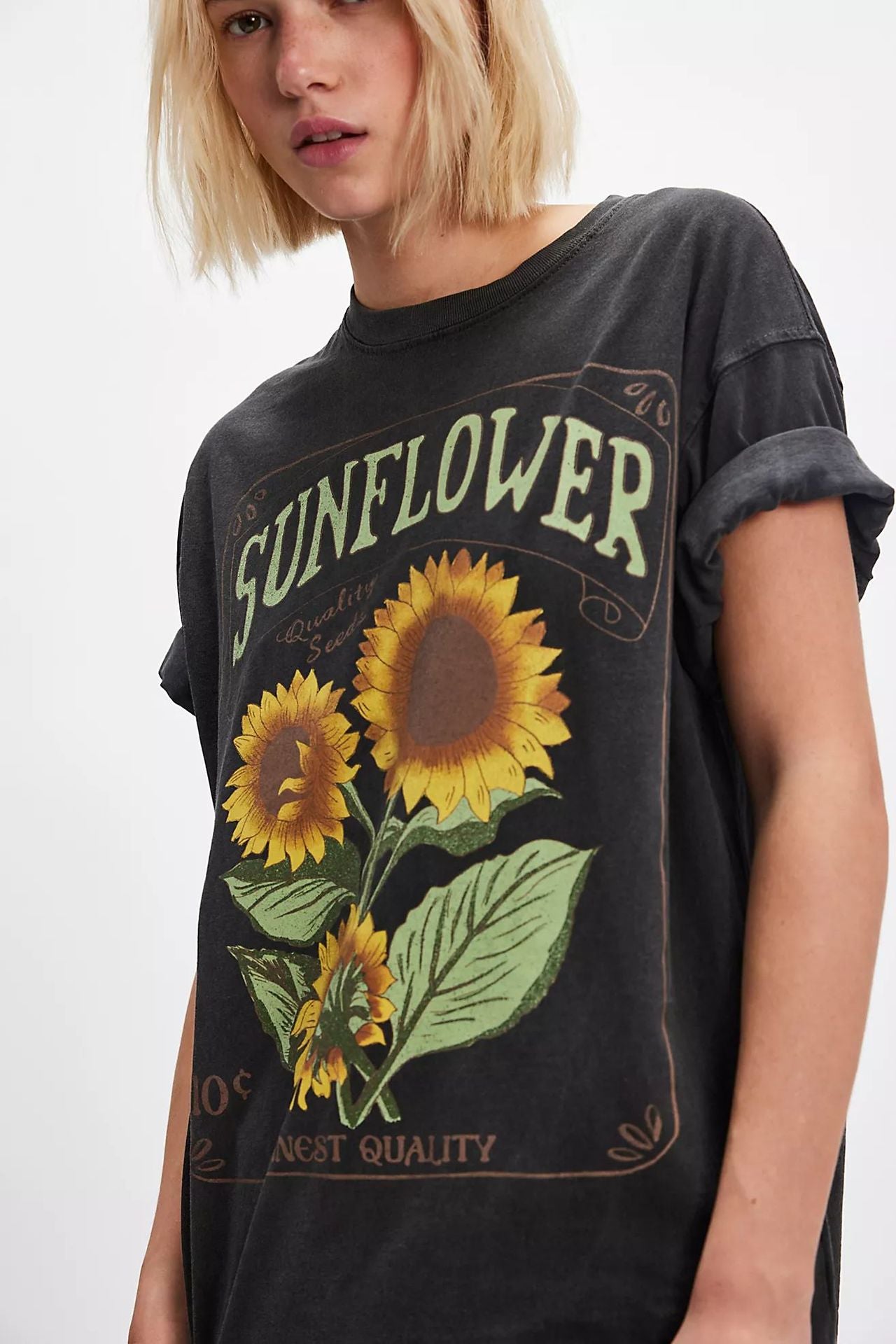 Women's Summer Printed Casual Round Neck Women's T-shirt