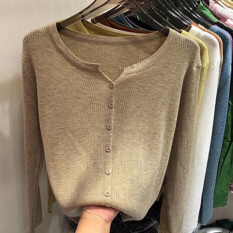Women's Outer Wear Spring Long Sleeve Inner Women's Sweater