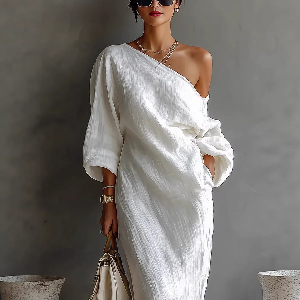 Casual Unique Elegant Breathable Irregular Lazy Dress
