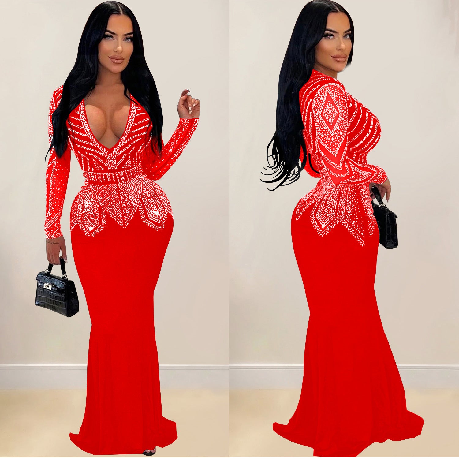 Innovative Popular Women's Fashion Wear Rhinestone Dress