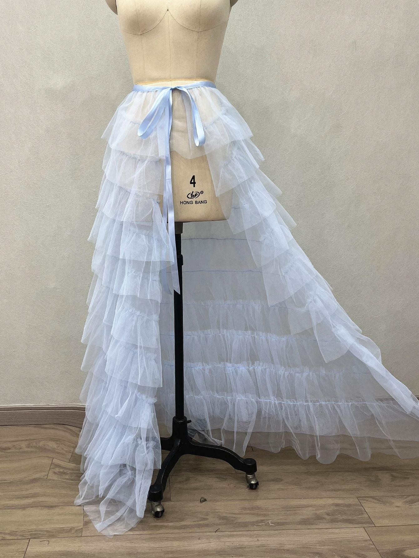 Pettiskirt Gauze Bridesmaid Dress Light Large Swing Mop Skirt