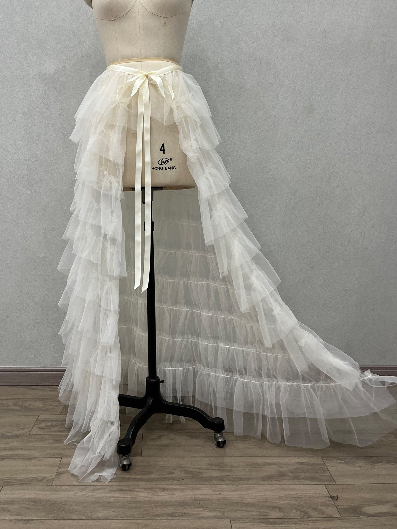 Pettiskirt Gauze Bridesmaid Dress Light Large Swing Mop Skirt