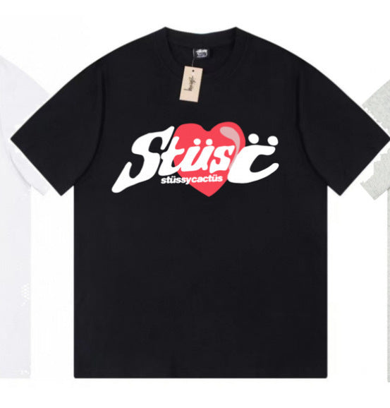 Women's & Men's Fashion Classic World Parade Printed Letters Women's T-shirt